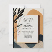 スカンジナビア結婚ジャパンディのテーマアーストーン 招待状 (正面)