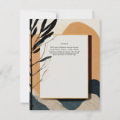 スカンジナビア結婚ジャパンディのテーマアーストーン 招待状 (裏面)