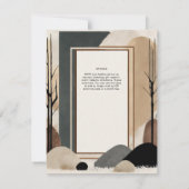 スカンジナビア結婚ジャパンディのテーマアーストーン 招待状 (裏面)