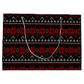 スカンジナビア編み物 ラージペーパーバッグ (裏面)