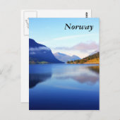 スカンジナビア美しい,ノルウェー ポストカード (正面/裏面)