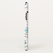 スカンジナビア花柄モノグラム Case-Mate iPhoneケース (裏面/右)