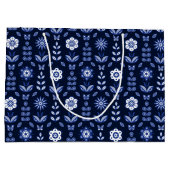 スカンジナビア花蝶抱き枕 ラージペーパーバッグ (裏面)