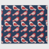 スカンジナビア赤鳥 ラッピングペーパー (フラット)