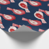 スカンジナビア赤鳥 ラッピングペーパー (角)