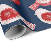 スカンジナビア赤鳥 ラッピングペーパー (ロールコーナー)