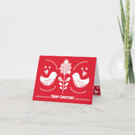 スカンジナビア風のホリデーカード。編集可能 シーズンカード