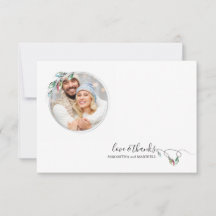 スカンジナビア風クリスマスのユニークな感謝カード