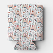 スカンジナビア馬フォークアートパターン 缶クーラー (裏面)