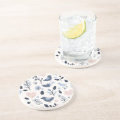 スカンジナビア鳥とフローラ石コースター コースター (側面)