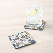 スカンジナビア鹿 | Christmas Corkコースターセット コースター (右側)