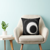 スカンジナビア黒白，パターン，シンプル，最小 クッション (椅子)