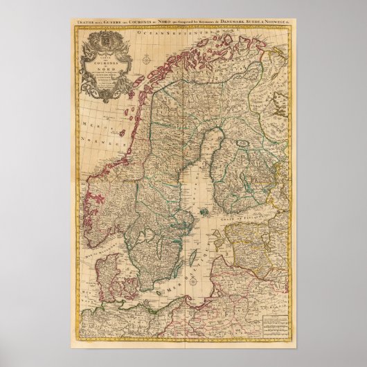 スカンジナビア、スウェーデン、デンマーク2 ポスター (正面)