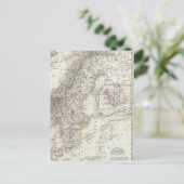 スカンジナビア，スウェーデン，ノルウェー ポストカード (スタンド正面)