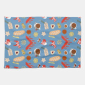 スカンジナビア/スウェーデンJulクリスマスペストリーデザイン キッチンタオル (横)