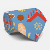 スカンジナビア/スウェーデンJulクリスマスペストリーデザイン ネクタイ (ロール)