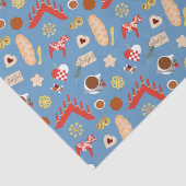 スカンジナビア/スウェーデンJulクリスマスペストリーデザイン 薄葉紙 (詳細)