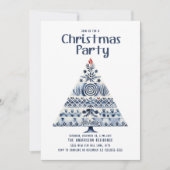 スカンジナビア ノルディック クリスマスツリーパーティー 招待状 (正面)