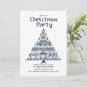 スカンジナビア ノルディック クリスマスツリーパーティー 招待状 (スタンド正面)