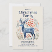スカンジナビア ノルディック シカ クリスマスパーティー 招待状 (正面)