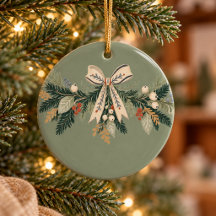 スカンジナビア フォークスタイル クリスマスツリー フラワー