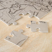 スカンジナビア(1800年)のヴィンテージの地図 ジグソーパズル (側面)