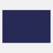 スカンジナビアDitsy冬の海軍と金ゴールド水玉模様 ラッピングペーパーシート (正面2)