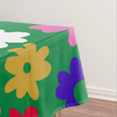 スカンジナビカラフルアの花模様（緑） テーブルクロス (インサイチュ)