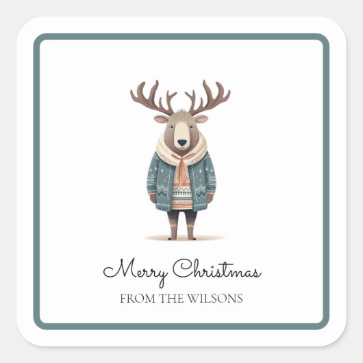 スカンジナビーダーがコートのシールを着ている スクエアシール (正面)