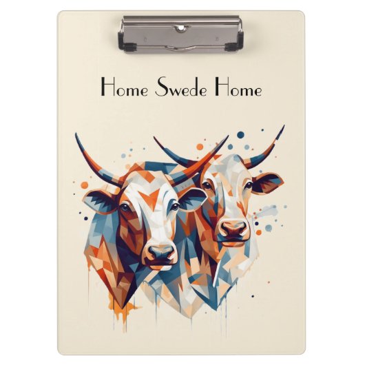 スカンジファームハウスキャトルカスタムス クリップボード (正面)