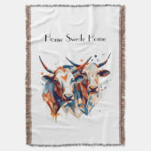 スカンジファームハウスキャトルカスタムス スローブランケット (正面縦)