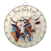 スカンジファームハウスキャトルカスタムス ダーツボード (正面)