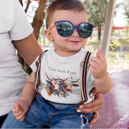 スカンジファームハウスキャトルカスタムス ベビーボディスーツ