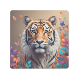 スカンジミニマリストのウォールアート メタルプリント