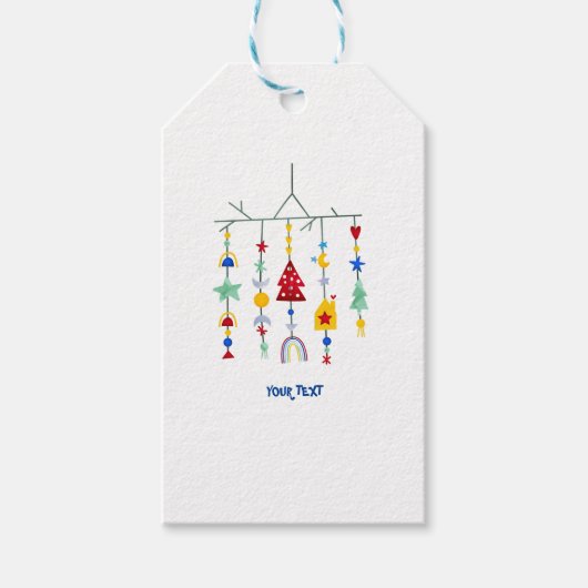 スカンジミニマルシンプルリスト ギフトタグ (正面)