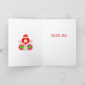 スカンジモダンホリデーバードカード シーズンカード (内部)