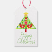 スカンジモダンホリデーバード ギフトタグ (正面)