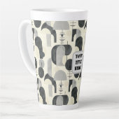 スカンジモチーフNo.2 | カフェラテマグ (左アングル)