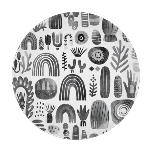 スカンジモチーフNo.5 | カッティングボード (正面)