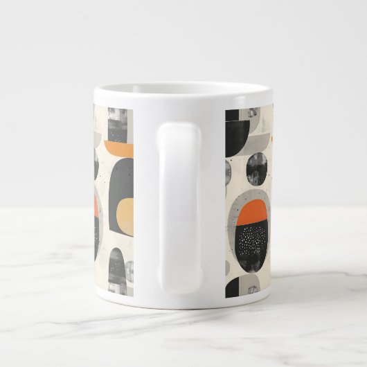 スカンジモチーフNo.7 | ジャンボコーヒーマグカップ (裏面)