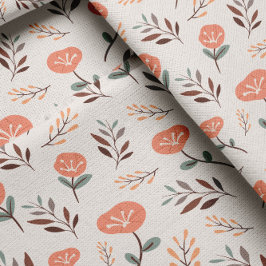 スカンジレッドポピー生地 ファブリック