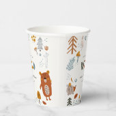 スカンジワイルドトロピカルウッドランド動物の赤ちゃんシャワー 紙コップ (右)