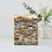 スカンジヴィレッジアット秋タイムアート ポストカード (スタンド正面)