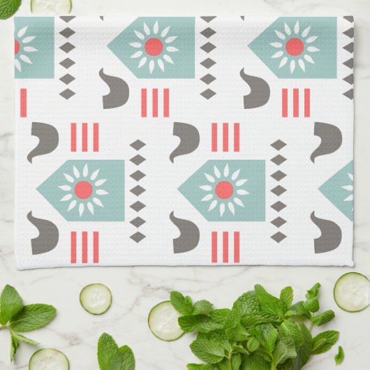 スカンディアフォークアートファームハウス キッチンタオル (折り畳み)