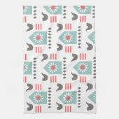 スカンディアフォークアートファームハウス キッチンタオル (縦)