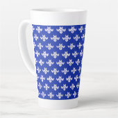 スカンディアブルーニットトールラテマグ カフェラテマグ (左アングル)