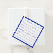 スカンディアブルーニット2"スクエアヤーンラベル フェイバータグ (インサイチュ)