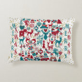 スカンディア メリークリスマス シンボル ノルディック スカンジナビア アクセントクッション (裏面)