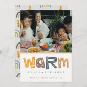 スカンディイエローグレー写真 ウォームウィッシュ クリスマス (正面/裏面)