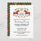 スカンディ ホリデー パーティー 招待状 (正面/裏面)